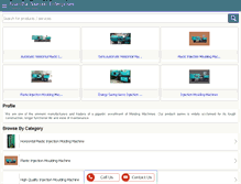 Tablet Screenshot of aneplasticmouldingmachine.com